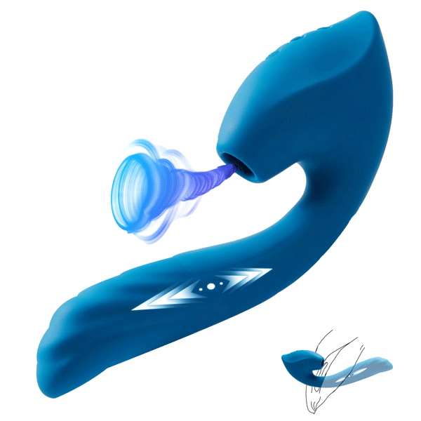 Cornelia - Thrusting Dildo Vibrator 3-in-1 For Women Suction, Thrusting And Vibration By Rose Toy