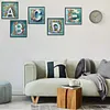 Butterfly Flower Letter 5D Partial Drill DIY Diamond Painting Kit 30*30cm