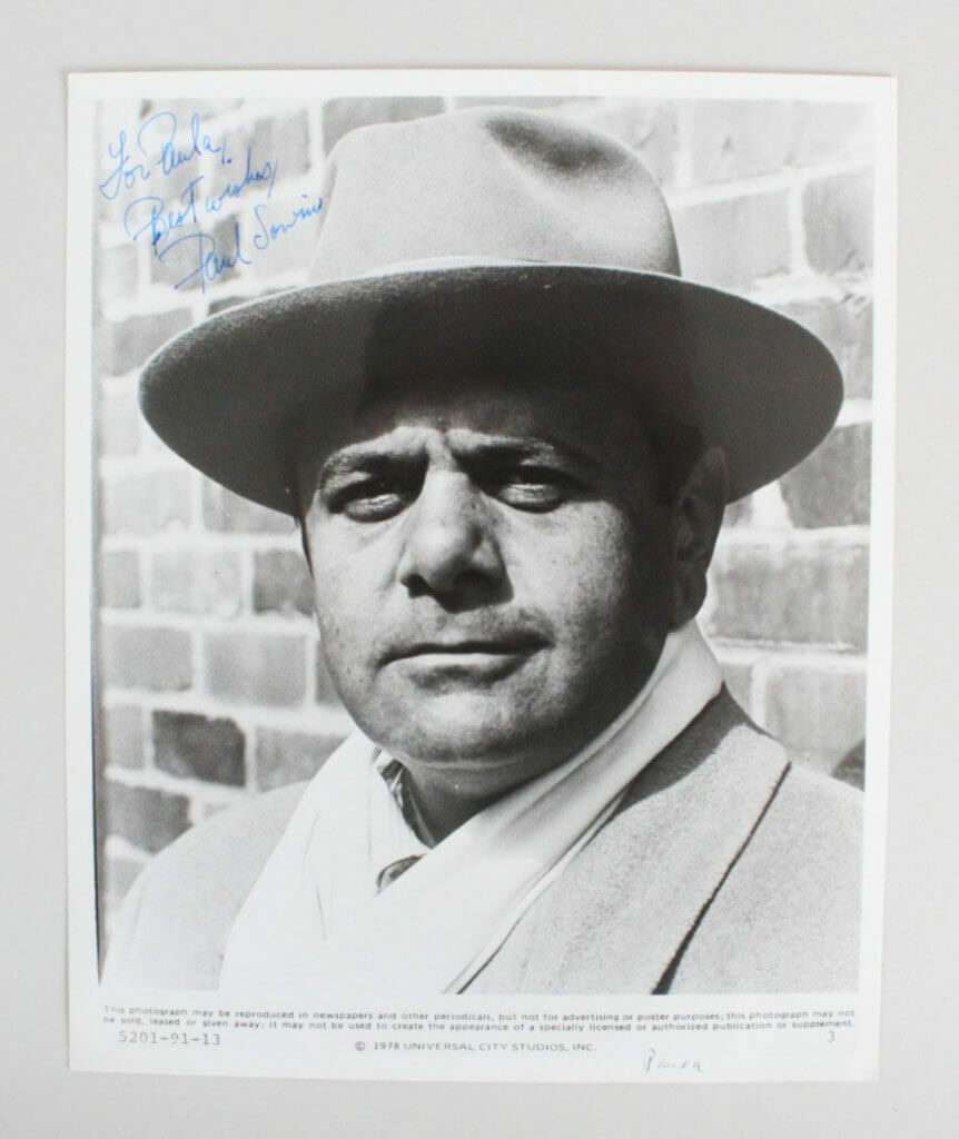 Paul Sorvino Signed Photo Poster painting 8x10 - COA JSA