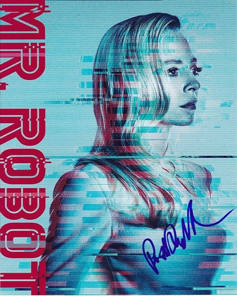 Portia doubleday signed autographed mr. robot angela moss Photo Poster painting