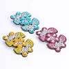 3pcs DIY Full Drill Diamond Painting Hairpin Butterfly Flower Girl Headwear Kit