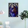 uk.everydayedeals (Limited Stock)Diamond Painting - Round AB Drills - Glass Lady(45*65cm)