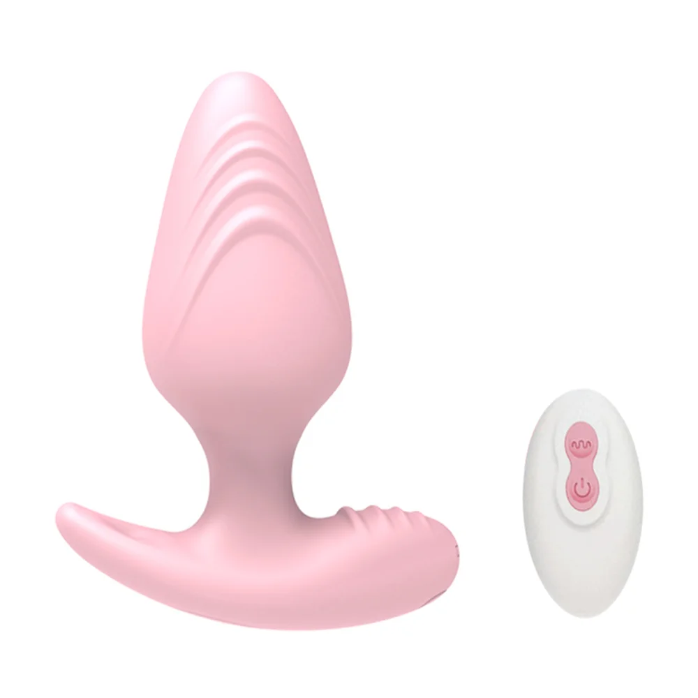 large pink anal vibrators remote control dildo sex toy for women and men