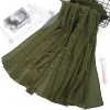 Soft Chiffon Rhinestone Women Long Scarf Flowing Hijab Shawl