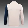 Joyfball 2024/2025 S&atilde;o Paulo Half-Pull Training Suit Royal Blue Football Shirt 1:1 Thai Quality