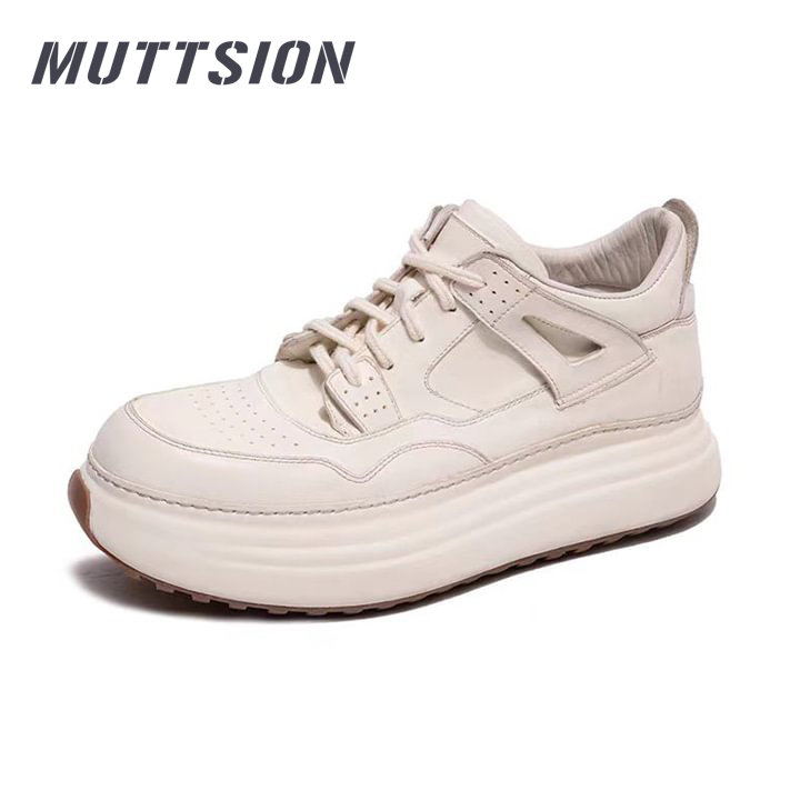 MUTTSION Vintage Casual British Washed Horse Leather Shoes MUTTSION.COM MUTTSION
