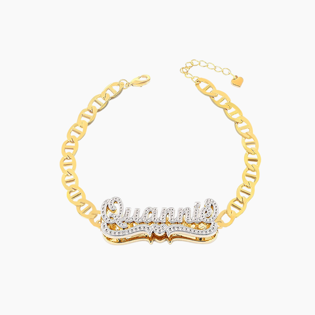 Piece Chain Style Custom Bracelet 