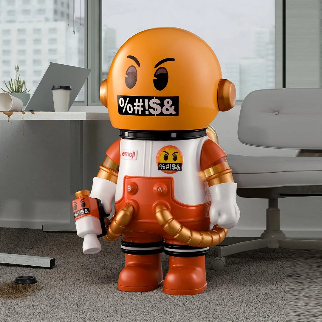 MEGA SPACE MOLLY 100% &times; Emoji Series Toy Figures Blind Box