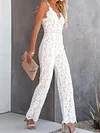 Crochet Backless Empire Jumpsuits