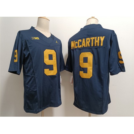 Men's Michigan Wolverines #9 J.J. McCarthy 2023 F.U.S.E. Navy Stitched Jersey CISX