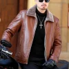 [Winter Gift] Men's Faux Fleece Lined PU Leather Warm Jacket
