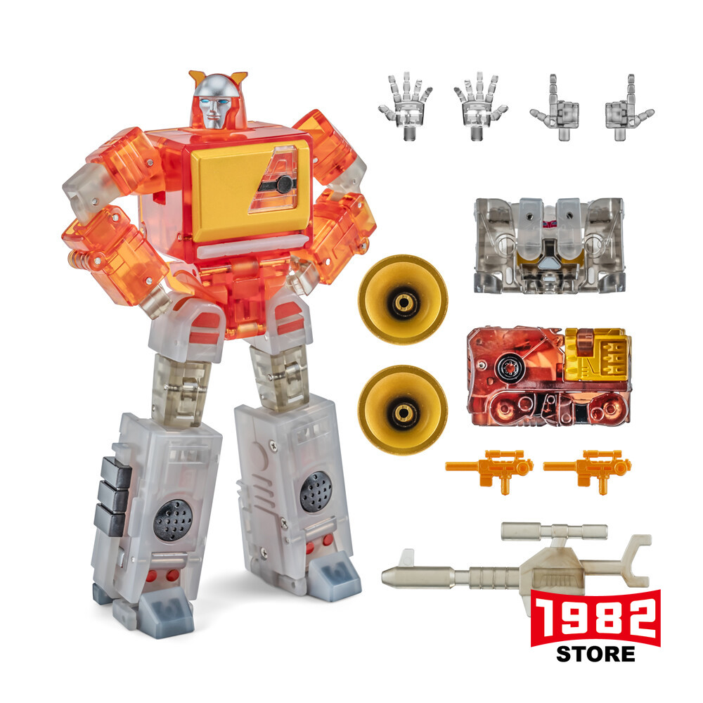 NEWAGE NA H62T ColorTransparent Soundwave LOUIE mini Transformers action figure