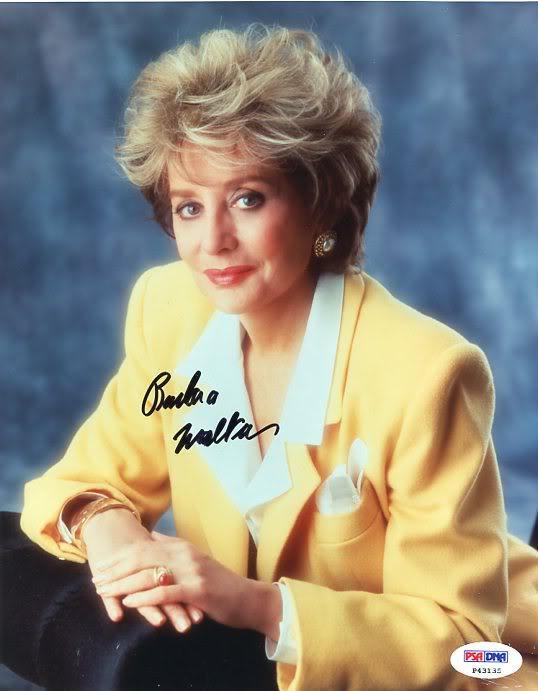 Barbara Walters 20/20 Signed Authentic 8X10 Photo Poster painting Autograph PSA/DNA #P43135