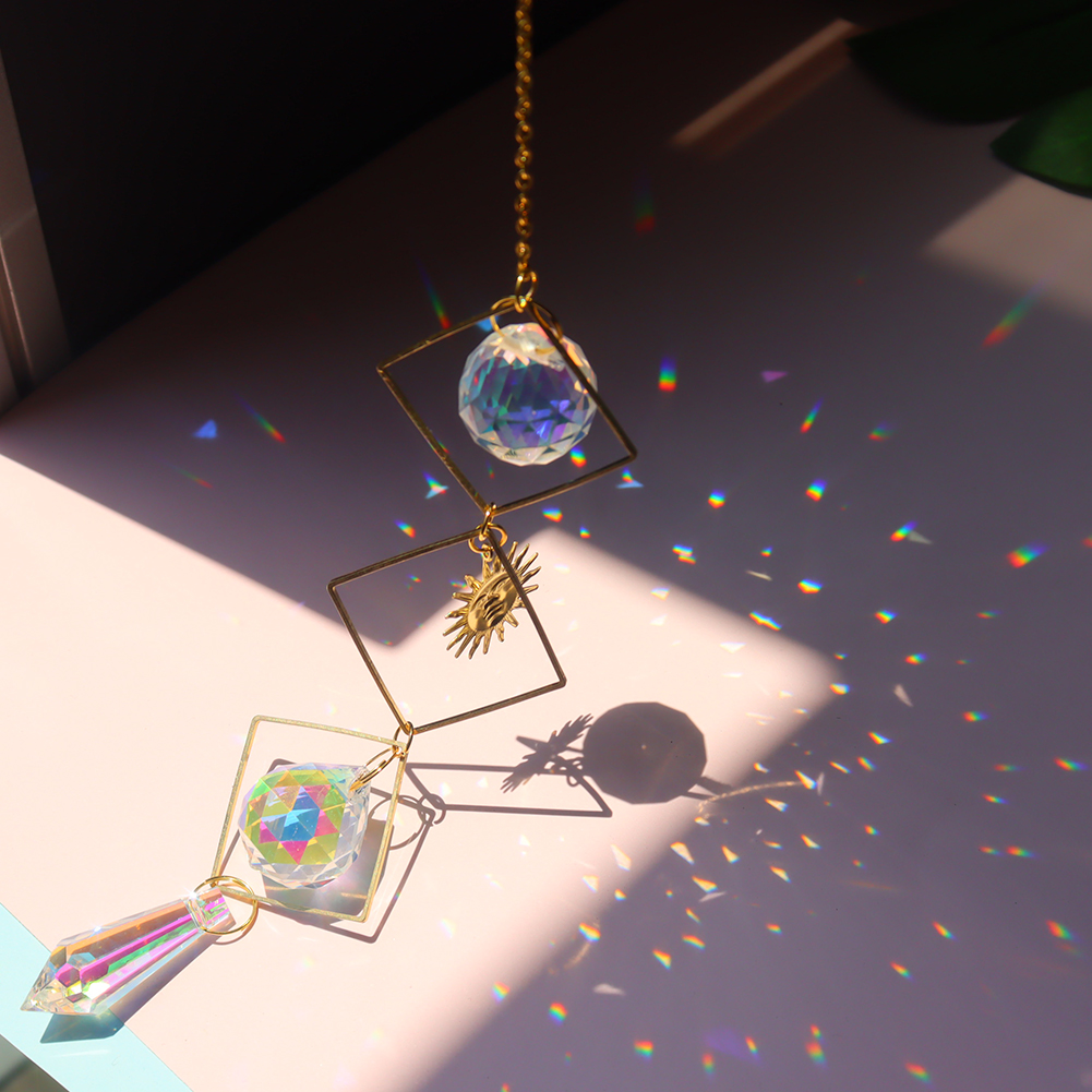 

Moon Sun Ball - Art Crystal Suncatcher, 501 Original