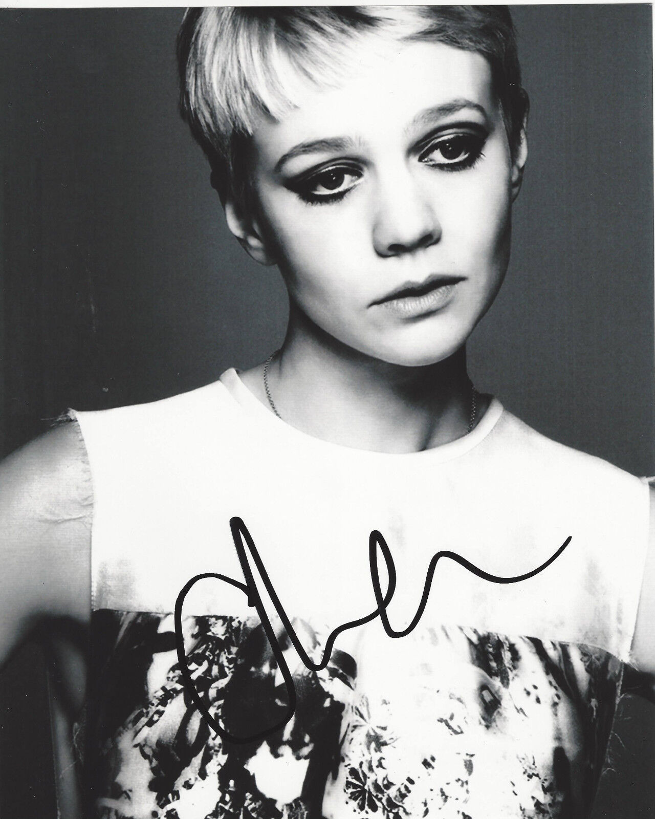 CAREY MULLIGAN SIGNED AUTOGRAPHED 8X10 MOVIE Photo Poster painting D w/COA DRIVE SEXY ACTRESS