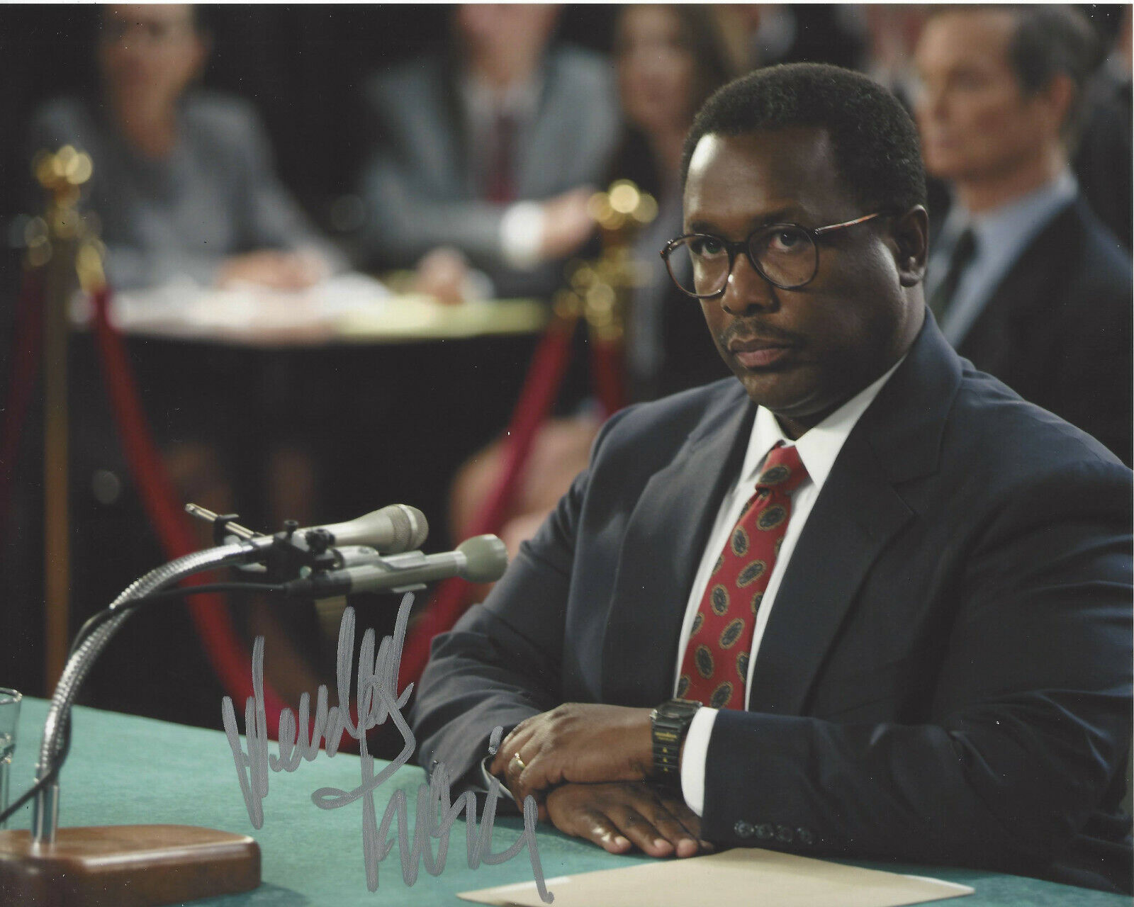 WENDELL PIERCE SIGNED AUTHENTIC 'THE WIRE' BUNK 8X10 Photo Poster painting B w/COA ACTOR TREME