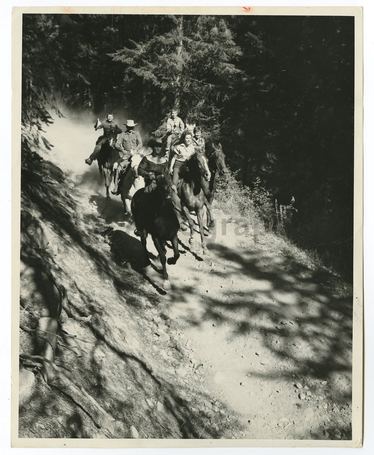 Washington State History - Early Winter Guest Ranch - Vintage 8x10 Photo Poster paintinggraph