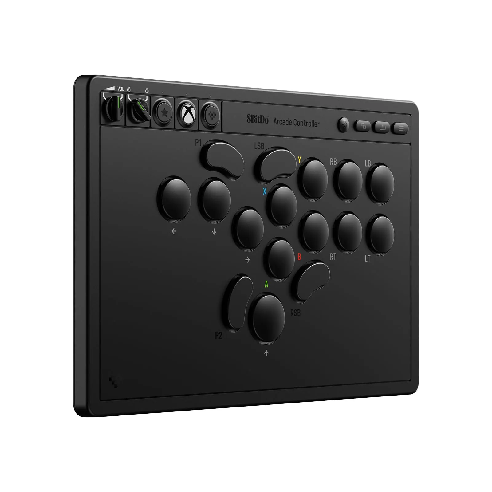 Ten Button Controller 8BitDo All-Button Arcade Controller for Xbox Series X|S, Xbox One & PC ...