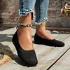 Gioiacombo&trade; Nuove scarpe casual piatte in maglia traspirante da donna