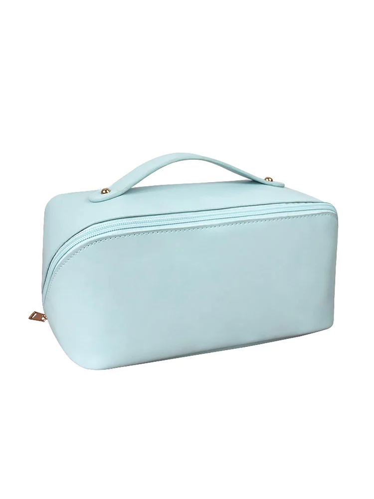 Makeup Bags - Waterproof Cosmetic Toiletry Bag for Women & Girls (Sky Blue)
