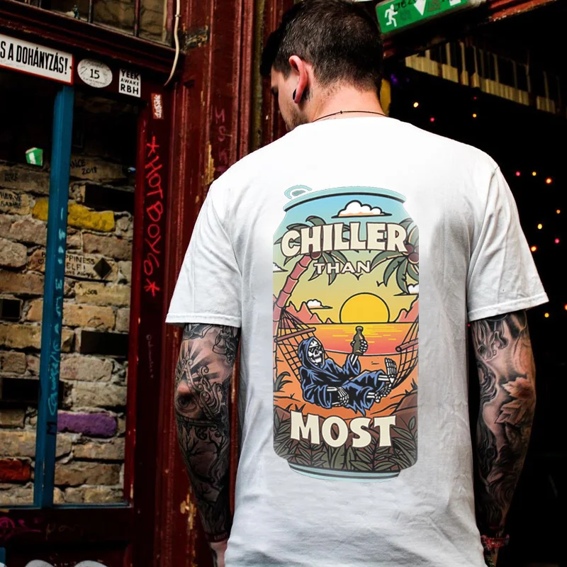 Chiller Than Most Printed Men's T-shirt -  
