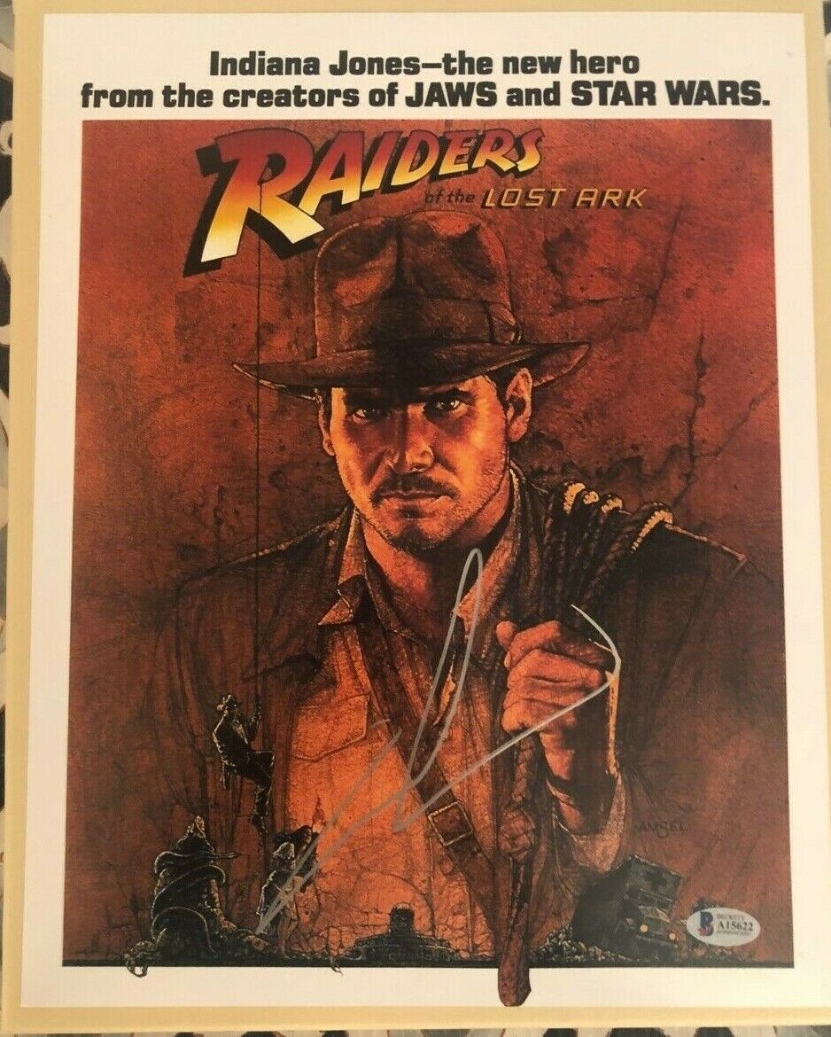 George Lucas signed autographed 11x14 Photo Poster painting Indiana Jones BECKETT COA