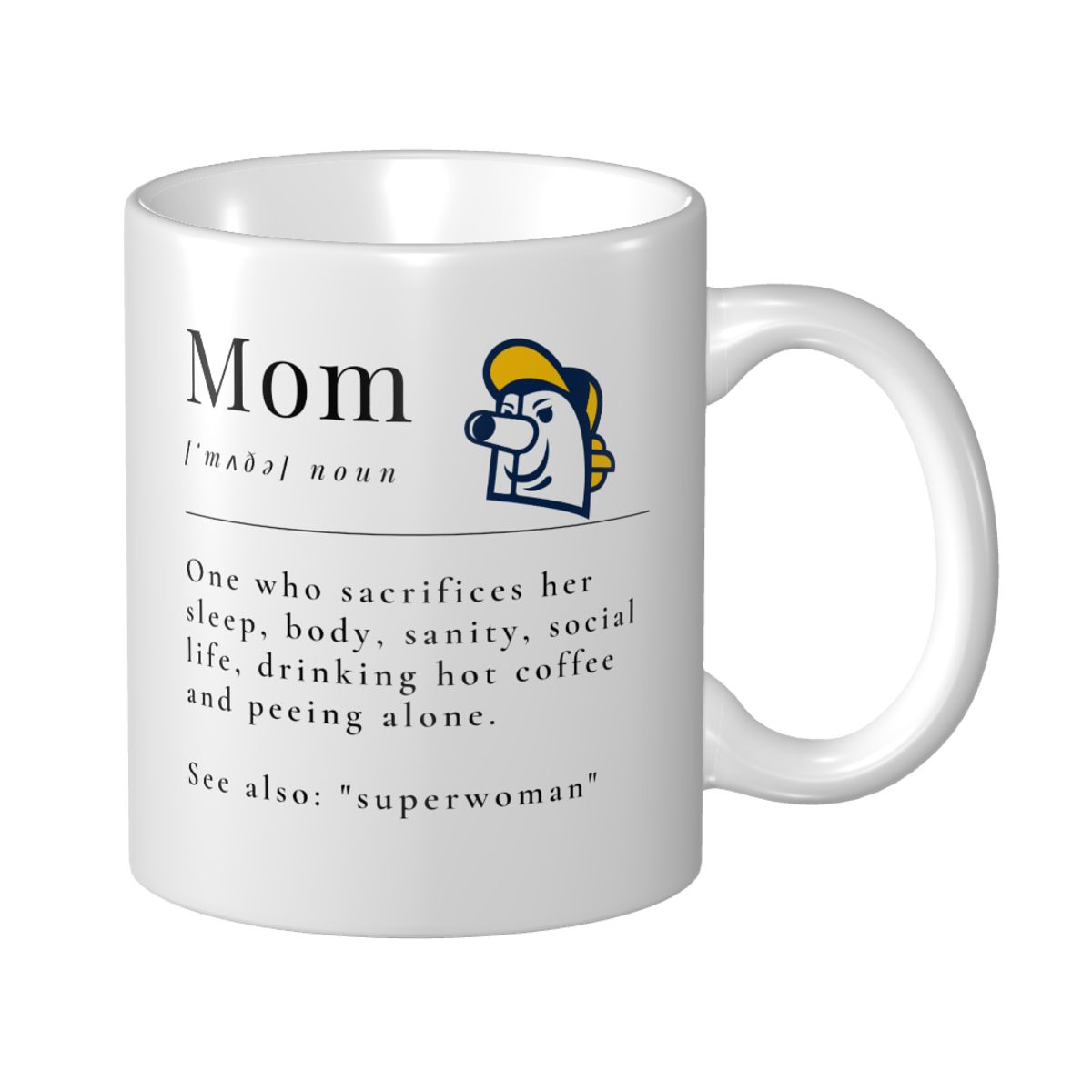 Milwaukee Brewers Mother's Day Dictionary Definition Funny Quote Mom Mug