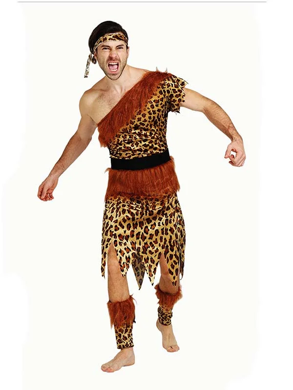 Long-Haired Indians Savage Couples Halloween Costumes-elleschic