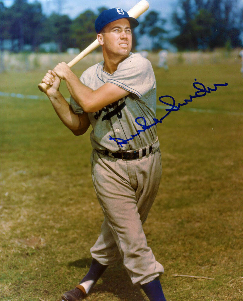 Duke Snider Autographed Signed 8x10 Photo Poster painting ( HOF Dodgers ) REPRINT