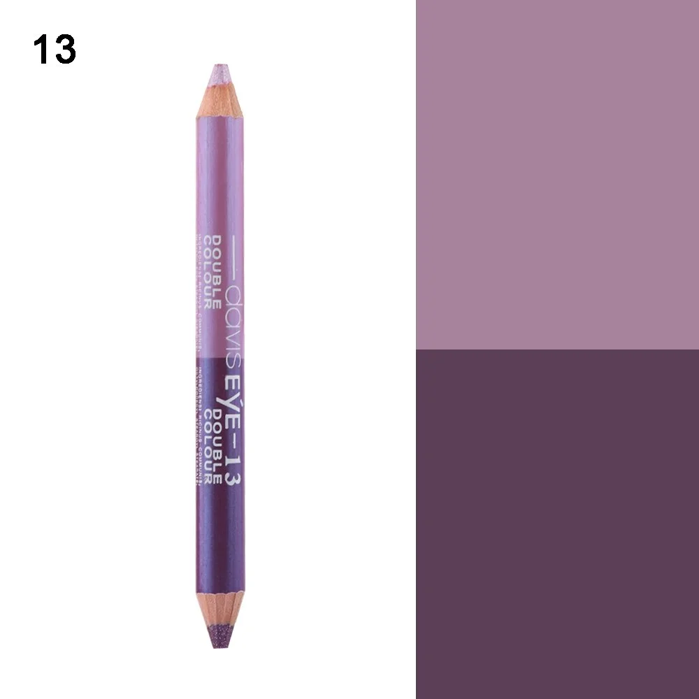 1PC Double Colourful Waterproof Glitter Eyeliner Pencil Colourful Long Lasting Eyeshadow Pen Eye Cosmetics Women Makeup Tools