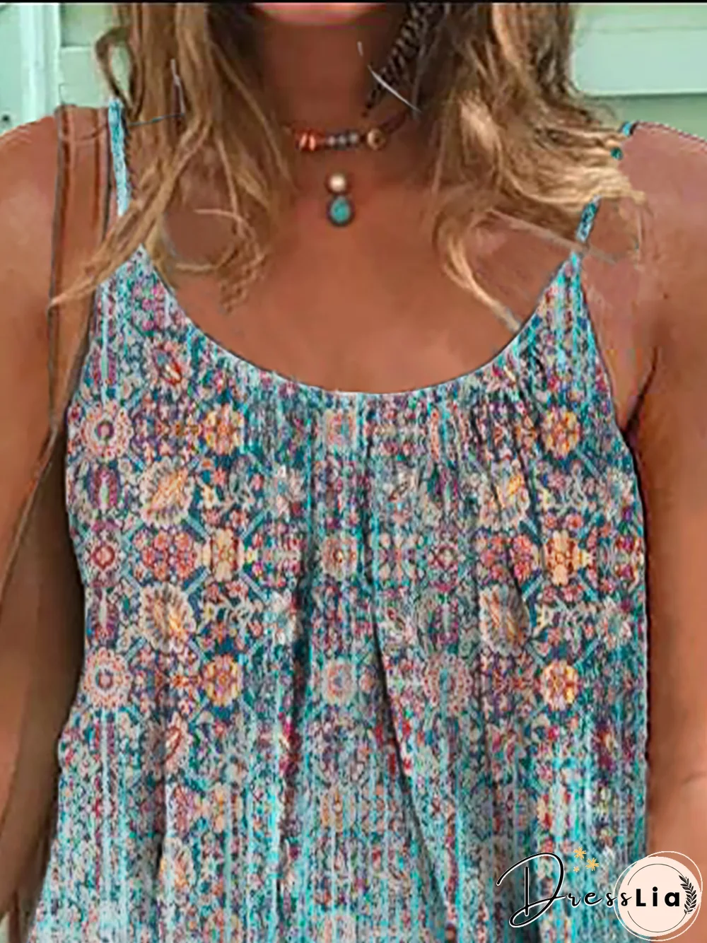 Plus size Sleeveless Hippie Shirts & Tops