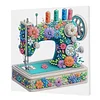 Framed Diamond Painting - Special Shaped - Sewing Machine (25x25cm)