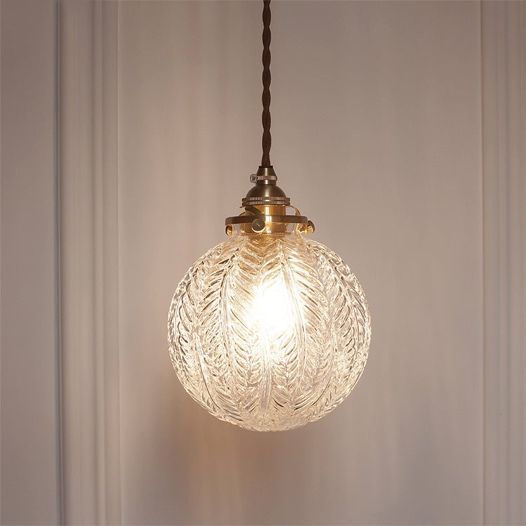 Feather Design Global 1-Head Glass Pendant Light