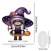 >SALE<Acrylic Halloween Goblin Table Top Diamond Painting Ornament Kits for Home Decor