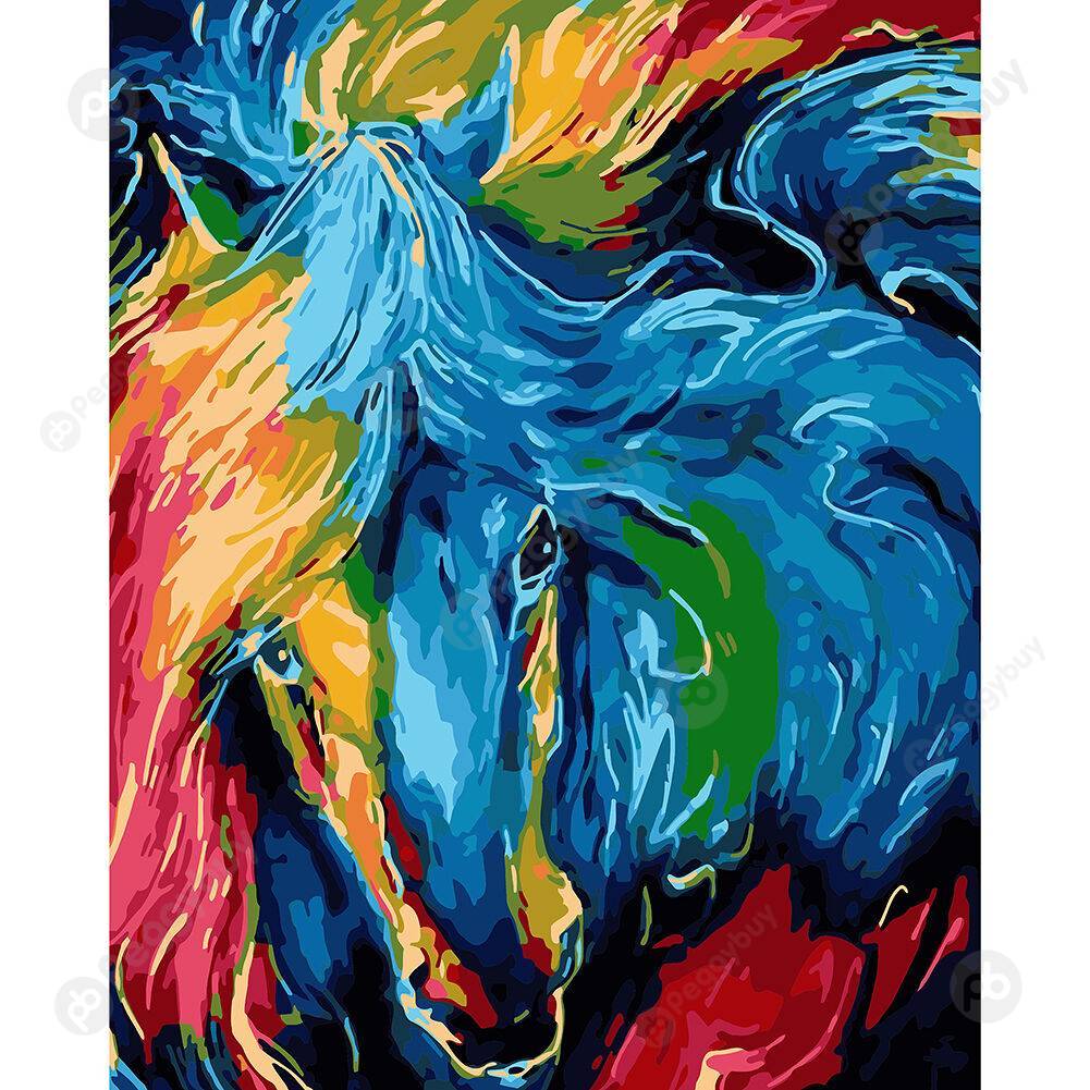 

40*50CM Paint By Numbers-Colorful Abstracts, 501 Original