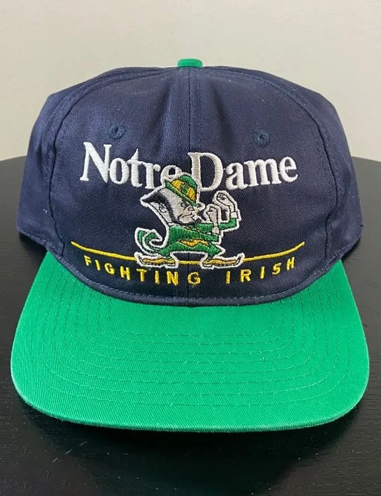 Vintage Notre Dame Snapback Hat