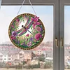 (US Only)Dragonfly 2D Flat DIY Diamond Painting Set Diamond Art Pendant Home Wall Decor