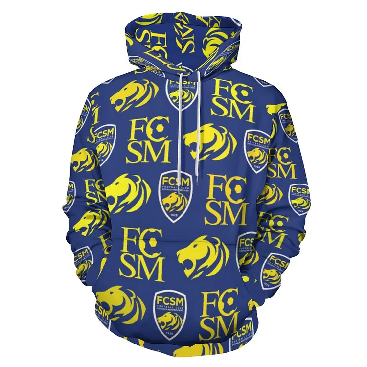 FC Sochaux-Montbéliard Unisexe Pullover Sweat-Shirt À Capuche Oversize Streetwear Hip Hop