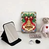 DIY Diamond Art Shiny Crystal Mirror Lightweight Standing Makeup Mirror (Bell)