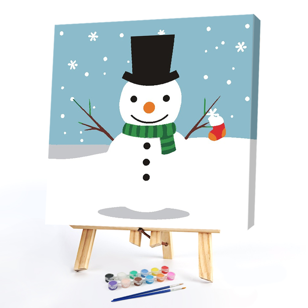 

20*20CM - Paint By Numbers - Christmas, 501 Original