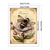 Flowers And Bees - 11CT Counted Cross Stitch 40*55cm/15.75*21.65in
