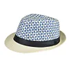 Gioiacombo&trade; Cappello di paglia parasole da esterno da uomo di mezza et&agrave; e anziani in lino