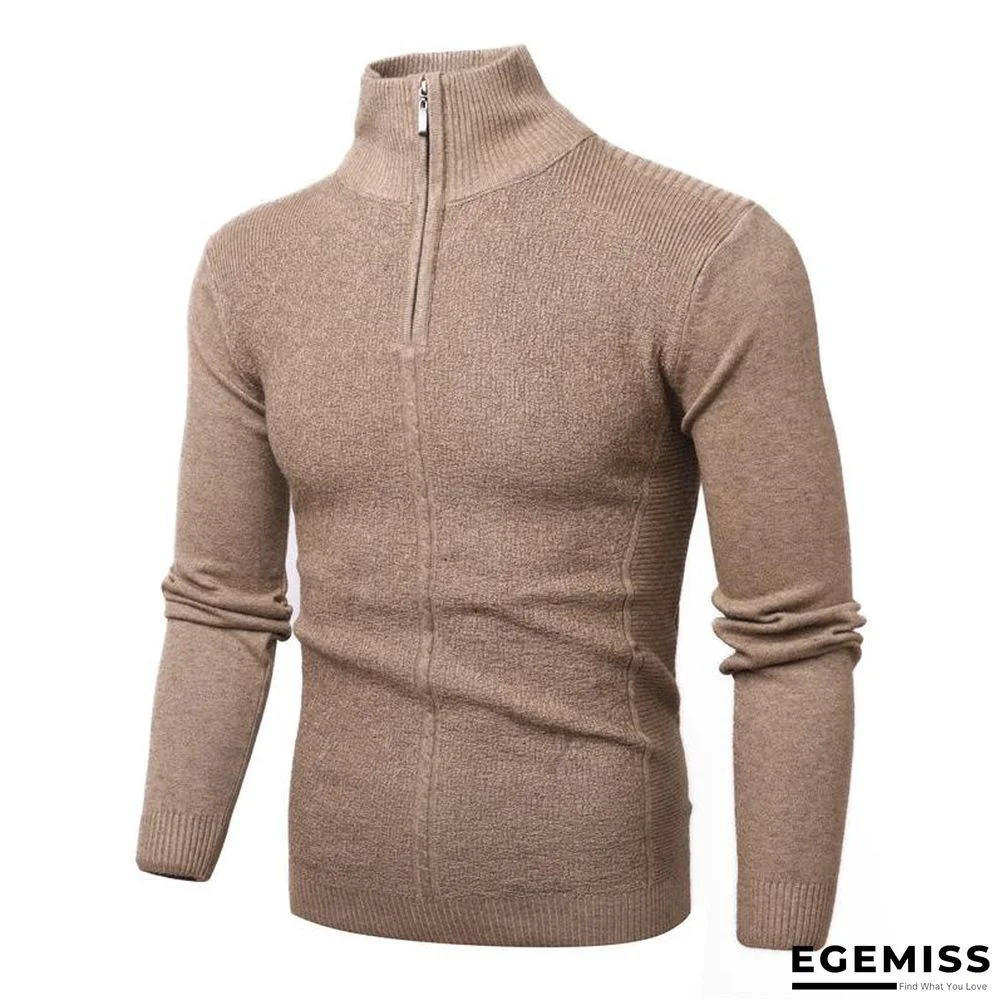 Men's Loose Thickened Collar Cardigan Zipper Sweater Sweater | EGEMISS