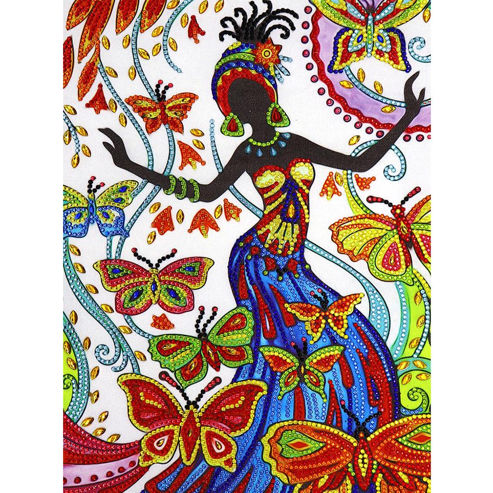 

Dancing Woman-Special Shaped Diamond Painting-30*40CM, 501 Original