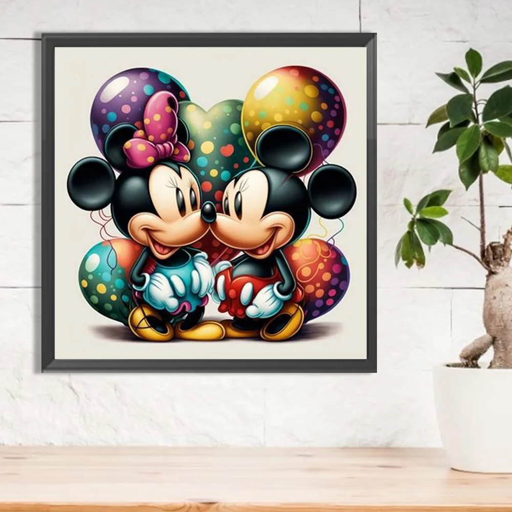 4pcs Diamond Painting - Full Round Drill - Mickey Mouse(Canvas|30*30cm)