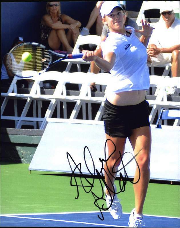 Alexa Glatch signed tennis 8x10 Photo Poster painting W/Certificate Autographed (A0013)