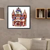 Diamond Painting-DIY Crystal Rhinestone Xmas Cottage（40x40cm）