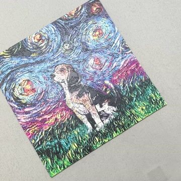Van&nbsp;Gogh&nbsp;Beagle Wooden Jigsaw Puzzle
