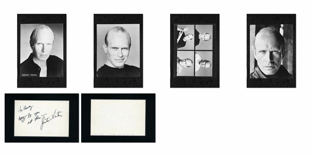 Gustav Vintas - Signed Autograph and Headshot Photo Poster painting set - Lethal Weapon