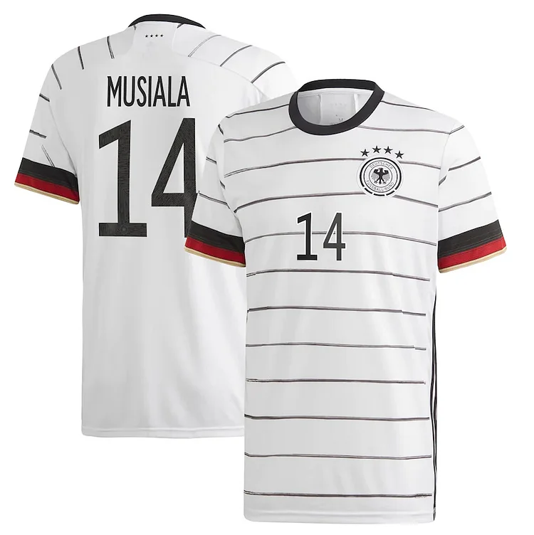 Deutschland Jamal Musiala 14 Home Tirkot EM 2020-2021